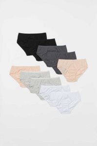 H&M 10-pack Briefs Unterwäsche Kinder Hellgrün Rosa | XDK-307412