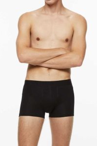 H&M 10-pack Kurzes Baumwoll Boxer Shorts Unterwäsche Herren Schwarz | AIX-860712