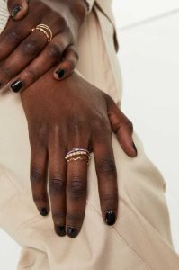 H&M 11-pack Ringe Damen Gold Lila | IUN-823069