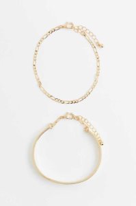 H&M 2-pack Armband Damen Gold | ABS-436078