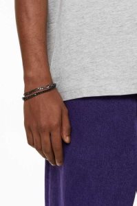 H&M 2-pack Armband Herren Grau Schwarz | AGJ-921874