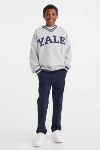 H&M 2-pack Baumwoll Chinos Hose Kinder Navy Blau Beige | GYQ-981027