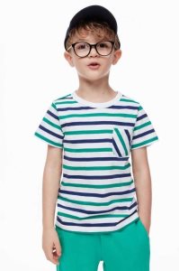 H&M 2-pack Baumwoll Hemd Kinder Hellgrün | WIE-825367
