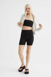 H&M 2-pack Bike Kurze Hose Damen Schwarz | VYX-824361