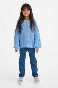 H&M 2-pack Denim Jogginghose Kinder Blau Hellblau | WQE-982417