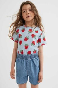 H&M 2-pack Denim Kurze Hose Kinder Blau Schwarz | UXD-705124