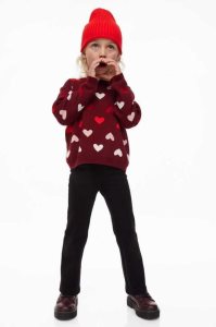 H&M 2-pack Flared Leggings Kinder Dunkelgrau Schwarz | FMH-453098