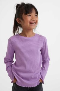H&M 2-pack Gerippt Oberteile Kinder Hellrosa Grün | VQP-724538