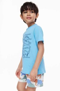 H&M 2-pack Jersey Kurze Hose Kinder Hellgrün | SER-192603