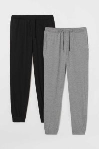 H&M 2-pack Jersey Pajama Pants Loungewear Herren Dunkelblau Hellblau | JHE-514203