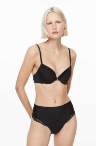 H&M 2-pack Light Shaping Tanga Briefs Unterwäsche Damen Schwarz | MHC-958243