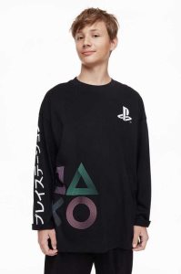 H&M 2-pack Printed Hemd Kinder Schwarz | JCL-492760