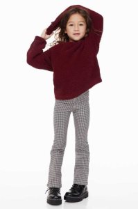 H&M 2-pack Pull-on Twill Hose Kinder Dunkelrot | XWS-795380