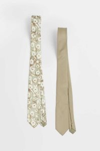 H&M 2-pack Satin Ties Blazer Herren Rot Blau | VMO-178390