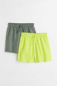 H&M 2-pack Shorts Bademode Kinder Blau Schwarz | KPT-063712