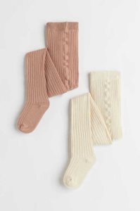 H&M 2-pack Strumpfhose Kinder Dunkelrot Dunkelgrau | XSY-075189