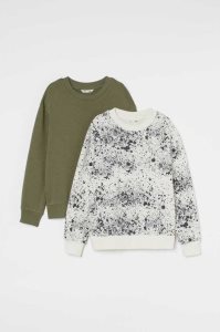 H&M 2-packs Hemd Kinder Hellgrau Orange | NVT-691807