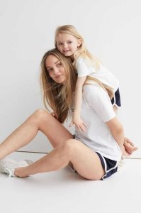 H&M 2-piece Baumwoll Einteiler Kinder Weiß | KGS-354610