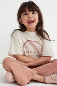 H&M 2-piece Baumwoll Jersey Einteiler Kinder Hellrosa | OLM-701528