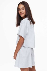 H&M 2-piece Baumwoll Jersey Einteiler Kinder Türkis | OXK-417680