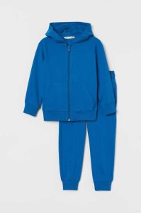 H&M 2-piece Baumwoll Jersey Einteiler Kinder Helltürkis | ZAU-786359