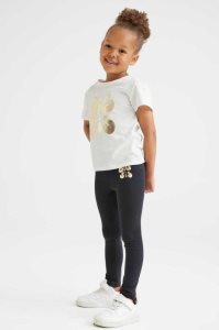 H&M 2-piece Baumwoll Jersey Sibling Einteiler Kinder Beige Weiß | ZYG-540218