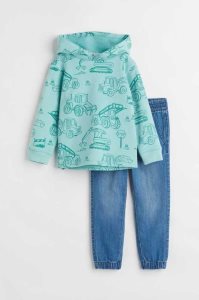 H&M 2-piece Einteiler Kinder Navy Blau | QBF-182437