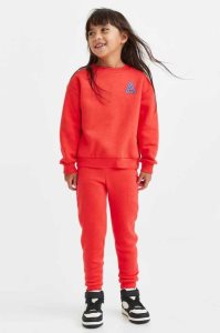 H&M 2-piece Sweatshirt Einteiler Kinder Hellrot | LCQ-978654