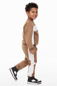 H&M 2-piece Sweatshirt Einteiler Kinder Dunkelbeige | LYC-236974