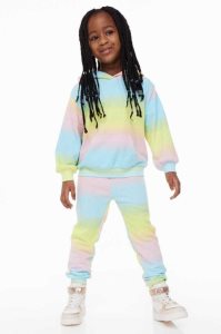H&M 2-piece Sweatshirt Einteiler Kinder Rosa | QWI-820516