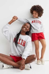 H&M 2-piece Sweatshirt Einteiler Kinder Hellgrau | XHU-024179