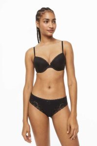 H&M 3-pack Baumwoll Brazilian Briefs Unterwäsche Damen Schwarz | BUD-067593