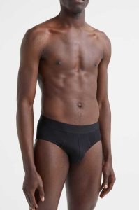 H&M 3-pack Baumwoll Briefs Unterwäsche Herren Schwarz | MOW-786509