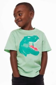 H&M 3-pack Baumwoll Hemd Kinder Hellgrün | BFA-758012