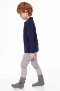 H&M 3-pack Baumwoll Joggers Jersey Kinder Hellgrau Dunkelgrau | GUE-092158