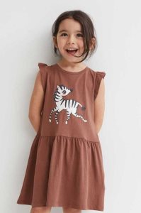 H&M 3-pack Baumwoll Kurzes Kleid Kinder Hellgrün | JMO-437609