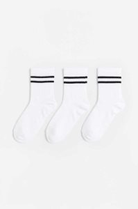 H&M 3-pack DryMove Sportbekleidung Kinder Weiß Helllila | IFP-254936