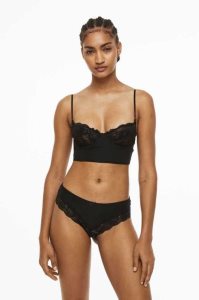H&M 3-pack Jersey Hipster Briefs Unterwäsche Damen Schwarz | FLE-521894