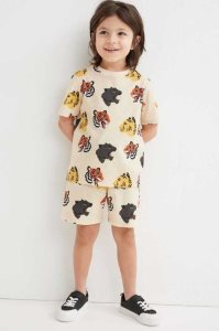 H&M 3-pack Jersey Kurze Hose Kinder Hellbeige | XOW-541207