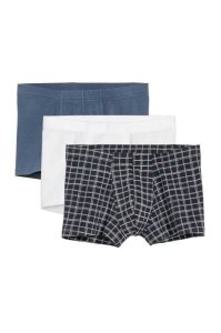 H&M 3-pack Kurzes Baumwoll Boxer Shorts Unterwäsche Herren Lila | SMF-015396