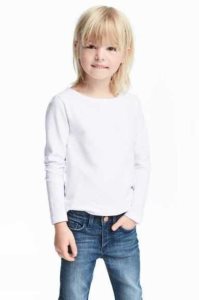 H&M 3-pack Long-sleeved Oberteile Kinder Helllila Hellrosa Weiß | GVQ-103627