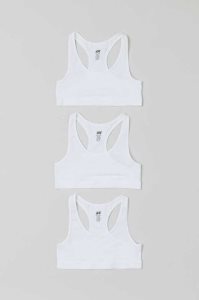H&M 3-pack Oberteile Kinder Grau | KIS-543207