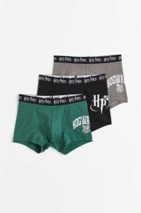 H&M 3-pack Printed Boxer Kurze Hose Kinder Grün | UHK-750631