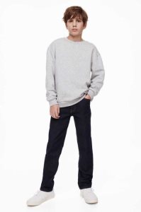 H&M 3-pack Slim Fit Stretch Jeans Kinder Schwarz Grau Blau | RUF-812370