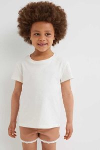 H&M 3-pack Spitze-trimmed Twill Kurze Hose Kinder Rosa Dunkelbeige | XDY-168239
