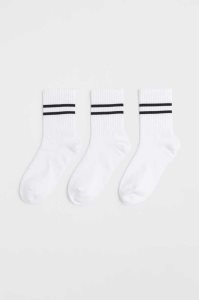 H&M 3-pack Sportbekleidung Kinder Weiß Schwarz | RPX-612074