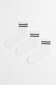 H&M 3-pack Sportbekleidung Kinder Weiß Schwarz | SBF-213875