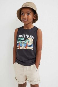 H&M 3-pack Ärmellose Baumwoll Hemd Kinder Hellbeige | HMA-538297