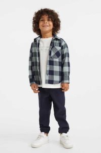 H&M 3-piece Baumwoll Einteiler Kinder Dunkelblau | ODN-841236