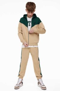 H&M 3-piece Einteiler Kinder Dunkelgrün Beige | RYX-498726